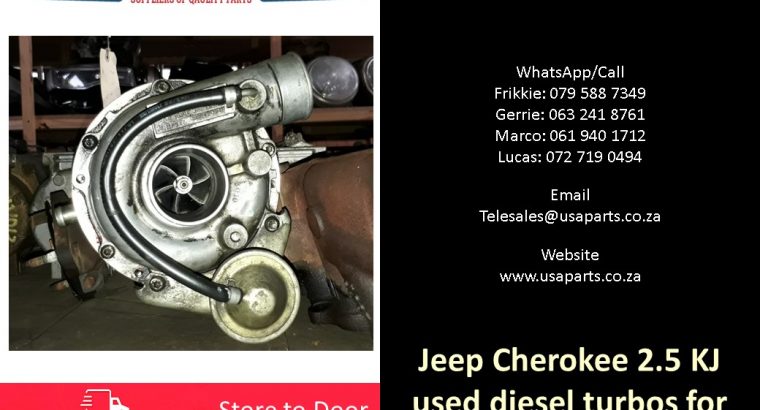 Jeep Cherokee 2.5 KJ 2002-07 used diesel turbos for sale