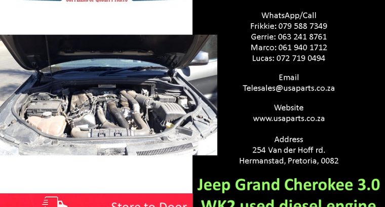 Jeep Grand Cherokee 3.0 WK2 2011-19 diesel used engine spare part
