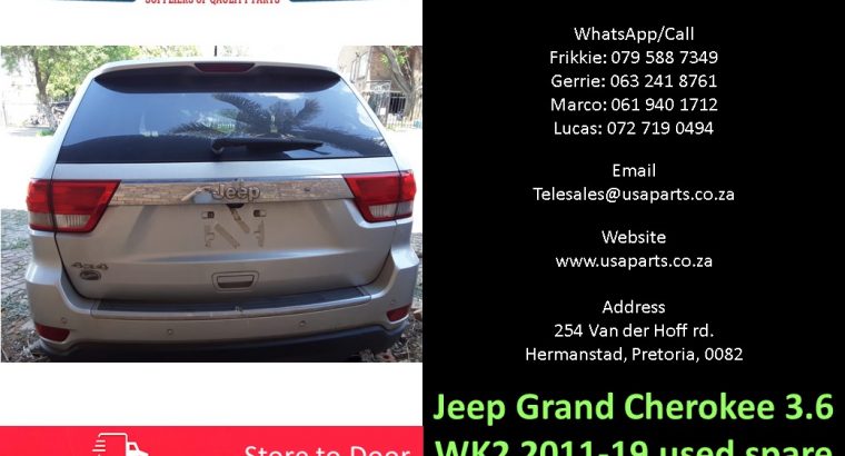 Jeep Grand Cherokee 3.6 WK2 2011-19 used spare parts for sale