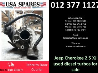 Jeep Cherokee 2.5 XJ 1996-01 used diesel turbos for sale