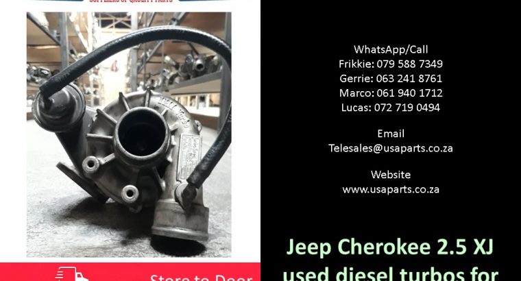 Jeep Cherokee 2.5 XJ 1996-01 used diesel turbos for sale