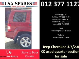 Jeep Cherokee 3.7/2.8 KK 2008-13 used quarter sections for sale