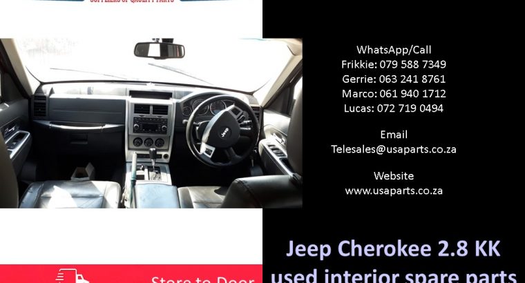 Jeep Cherokee 2.8 KK 2008-13 used interior spare parts for sale
