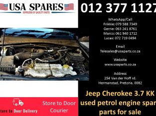 Jeep Cherokee 3.7 KK 2008-13 petrol used engine spare parts