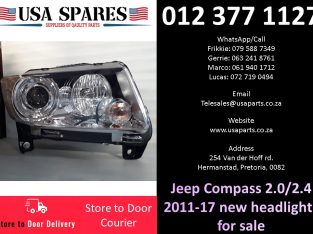 Jeep Compass 2.4/2.0 MK 2011-17 new xenon headlights for sale