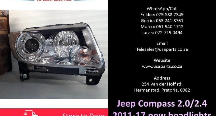 Jeep Compass 2.4/2.0 MK 2011-17 new xenon headlights for sale