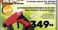AutoGear Rechargeable Glue Gun & 10 Glue Sticks ONLY R349!