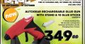 AutoGear Rechargeable Glue Gun & 10 Glue Sticks ONLY R349!