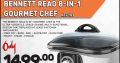 Bennett Read 8-in-1 Gourmet Chef now at Discounter Midas