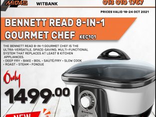 Bennett Read 8-in-1 Gourmet Chef now at Discounter Midas