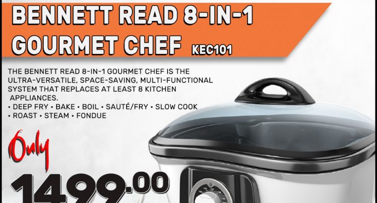 Bennett Read 8-in-1 Gourmet Chef now at Discounter Midas