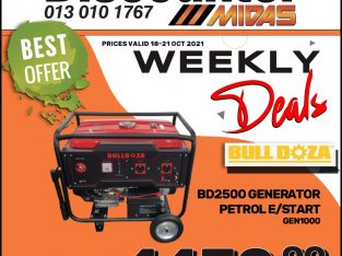 BullDoza Generator Petrol E/Start