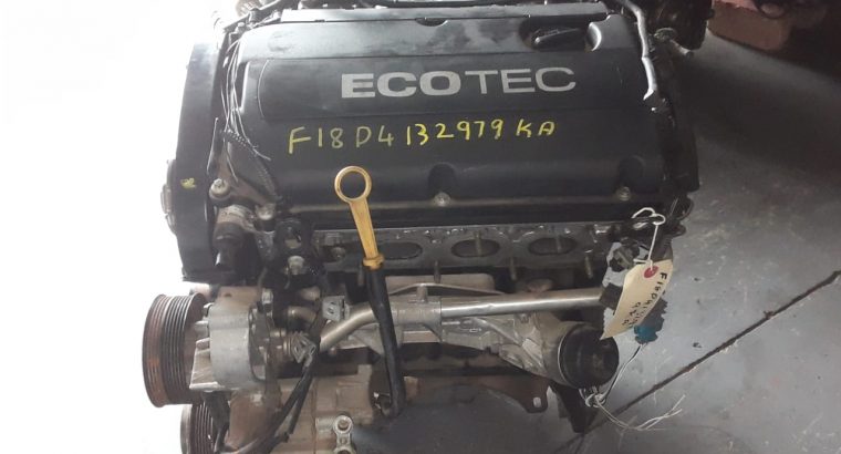 Chev Cruze 1.8 F18D4 Engine for sale R28 750.00