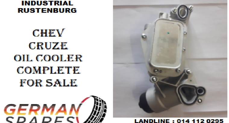 Chev Cruze oil cooler complete for sale