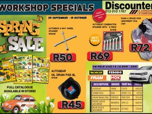 Workshop Specials Discounter Midas 20 September – 10 October 2021