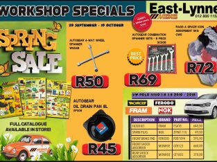 Workshop Specials East-Lynne Midas 20 September – 10 October 2021