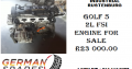 Golf 5 2L FSI Engine for sale R23 000.00