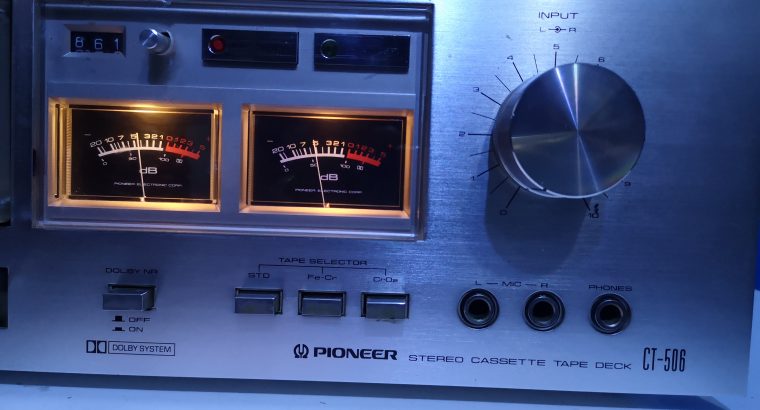 Vintage Pioneer CT-506 Tape Deck