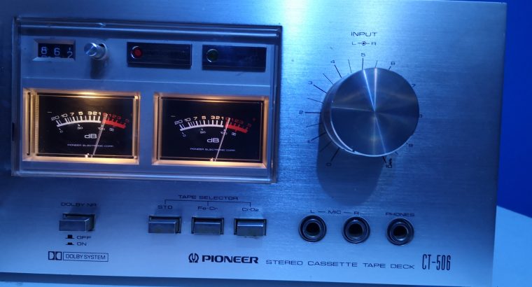 Vintage Pioneer CT-506 Tape Deck