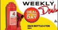 Jack Bottle 4 ton!! Prices valid 18-31 Oct 2021!