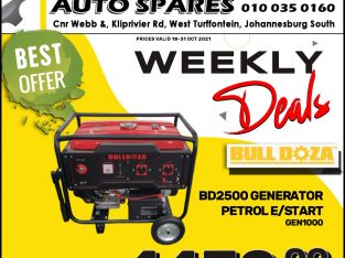 BullDoza Generator Petrol E/Start