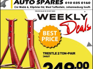 Trestle 2 Ton-pair ONLY R249 at Kliprivier Auto Spares! Prices va