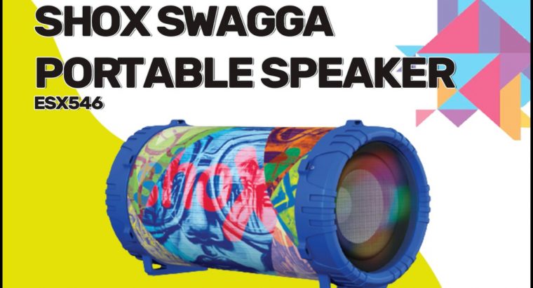 SHOX SWAGGA Portable Speaker at Kliprivier Auto Spares!