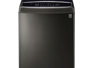 LG 21kg Black Stainless Steel Top Loader – T2132WFFSTD.
