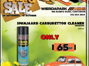 Spanjaard Carburettor Cleaner ONLY R65 at Wierdapark Midas!
