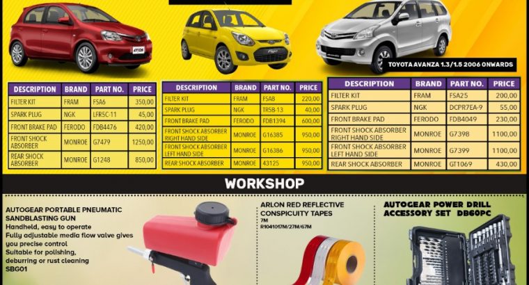 Spring Sale at Modimolle Spares! Valid 20 Sep – 10 October 2021!