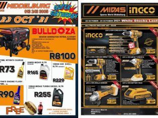 Middelburg Midas Super Saturday on 23 October 2021!