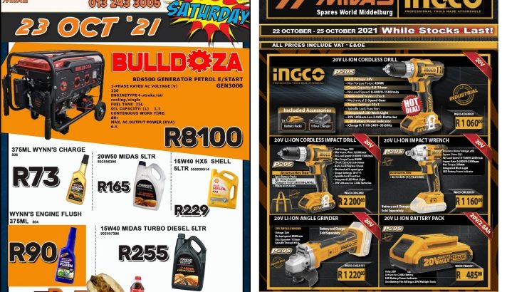 Middelburg Midas Super Saturday on 23 October 2021!