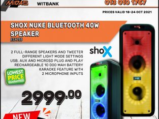 SHOX Nuke Bluetooth 40W Speaker