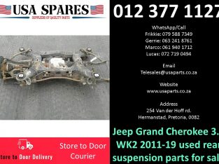 Jeep Grand Cherokee 3.0 Wk2 2011-19 used rear suspension parts