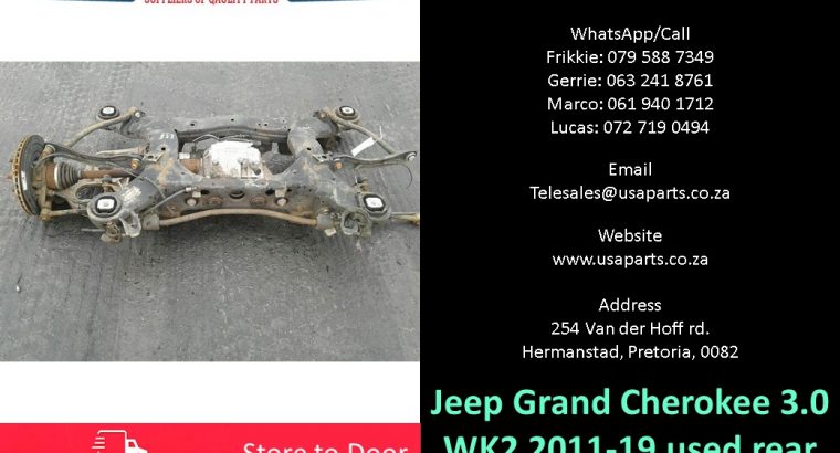 Jeep Grand Cherokee 3.0 Wk2 2011-19 used rear suspension parts