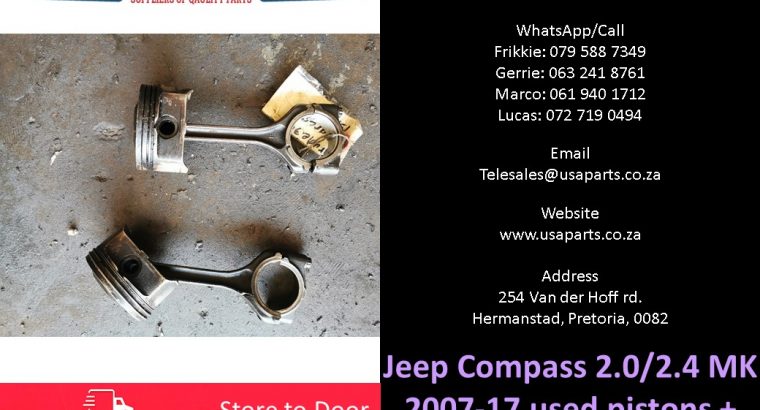 Jeep Compass 2.0/2.4 MK 2007-17 used pistons+conrods for sale