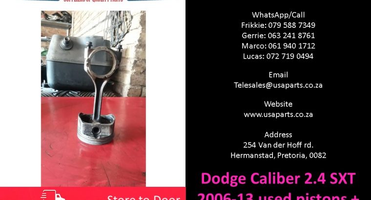 Dodge Caliber 2.4 SXT 2006-17 used pistons+conrods for sale