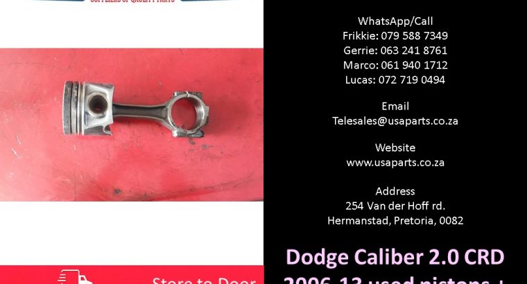 Dodge Caliber 2.0 diesel 2006-13 used pistons+conrods for sale