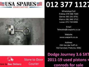 Dodge Journey 2.7 SXT 2007-19 used pistons+conrods for sale