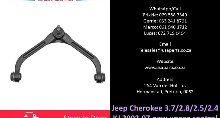 Jeep Cherokee 3.7/2.8/2.5/2.4 KJ 2002-07 new upper control arms