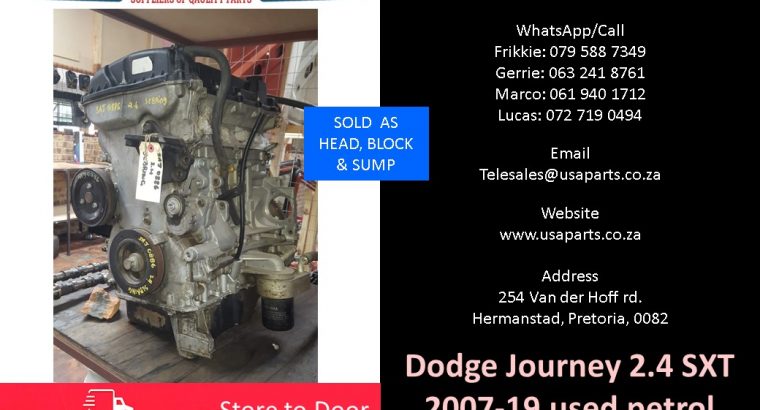 Dodge Journey 2.4 sxt 2007-19 used petrol engines for sale