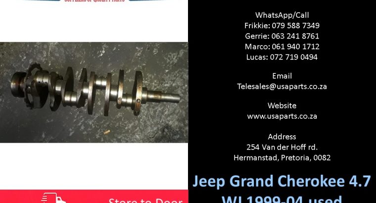 Jeep Grand Cherokee 4.7 WJ 1999-04 used crankshafts for sale