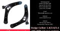 Dodge Caliber 1.8/2.0/2.4 SXT 2006-13 new control arms for sale