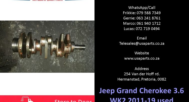 Jeep Grand Cherokee 3.6 WK2 2011-19 used crankshafts for sale
