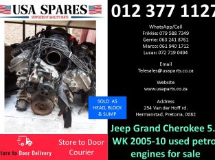 Jeep Grand Cherokee 5.7 WK 2005-10 used petrol engine for sale