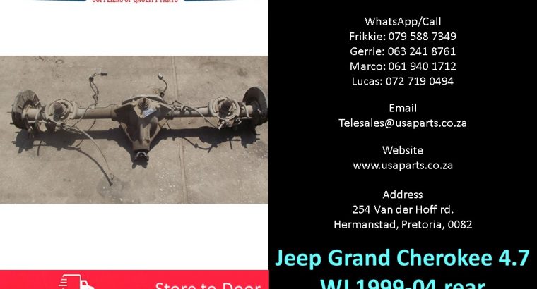 Jeep Grand Cherokee 4.7 WJ 1999-04 used rear suspension parts