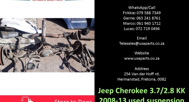 Jeep Cherokee 3.7/2.8 KK 2008-13 used suspension parts for sale