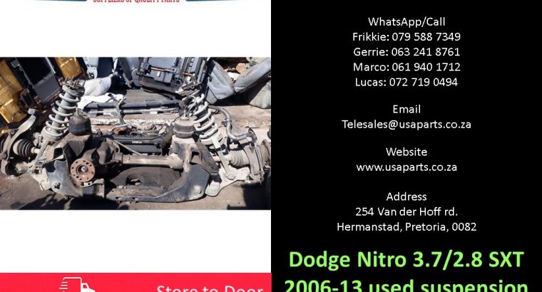 Dodge Nitro 3.7/2.8 SXT 2007-13 used suspension parts for sale