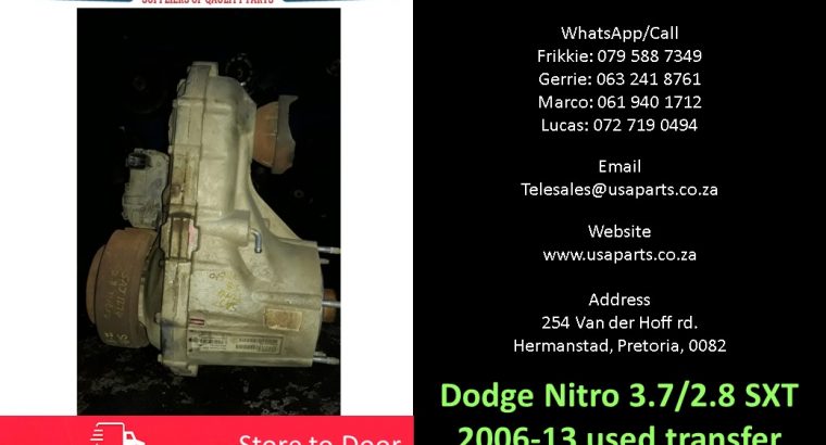 Dodge Nitro 2.8 KK 2008-13 used transfer cases for sale