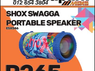 SHOX SWAGGA Portable Speaker at Midas Wierdapark!!!